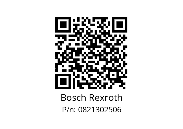   Bosch Rexroth 0821302506