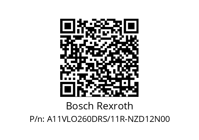   Bosch Rexroth A11VLO260DRS/11R-NZD12N00