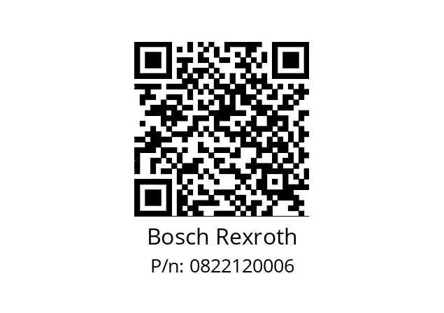   Bosch Rexroth 0822120006