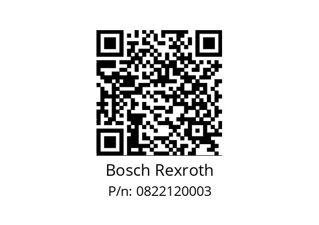   Bosch Rexroth 0822120003