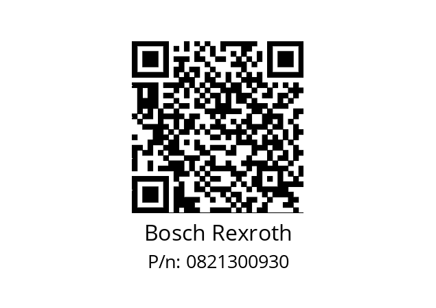   Bosch Rexroth 0821300930