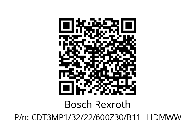   Bosch Rexroth CDT3MP1/32/22/600Z30/B11HHDMWW