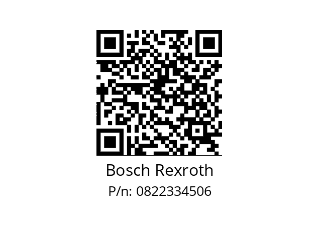   Bosch Rexroth 0822334506