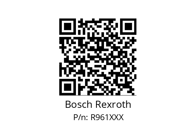   Bosch Rexroth R961XXX