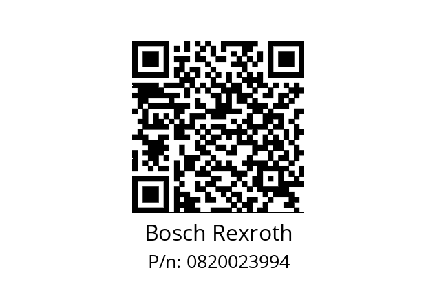   Bosch Rexroth 0820023994