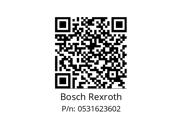   Bosch Rexroth 0531623602