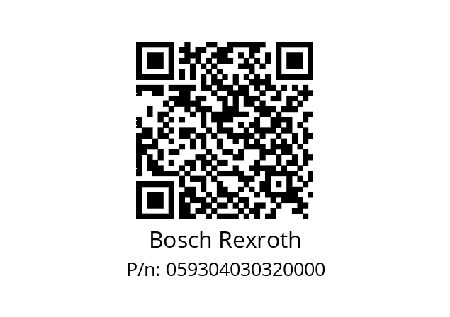   Bosch Rexroth 059304030320000