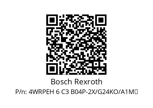   Bosch Rexroth 4WRPEH 6 C3 B04P-2X/G24KO/A1M	