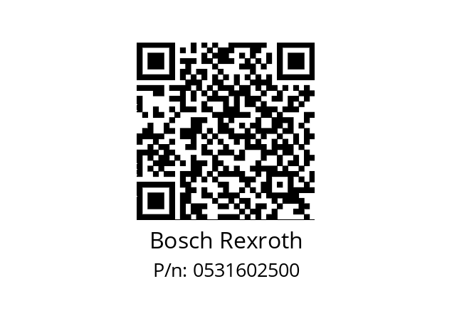   Bosch Rexroth 0531602500