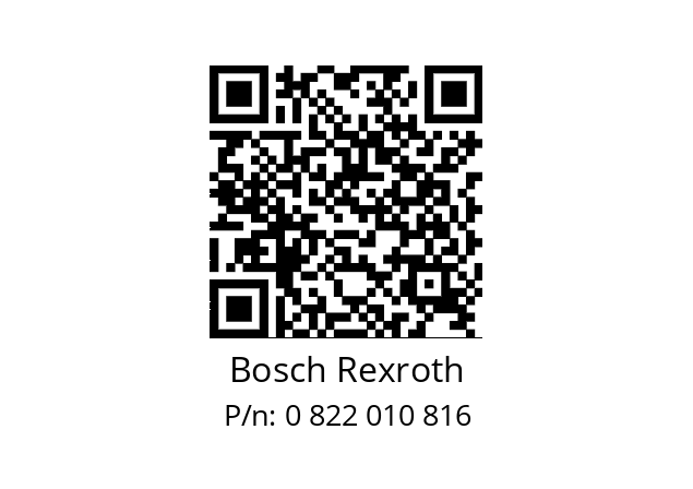   Bosch Rexroth 0 822 010 816