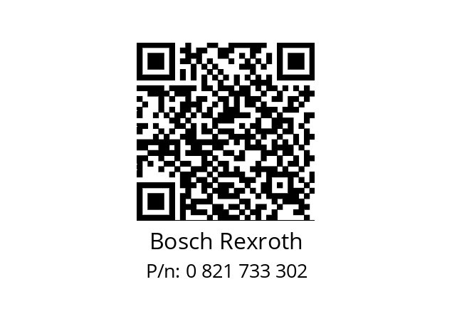   Bosch Rexroth 0 821 733 302