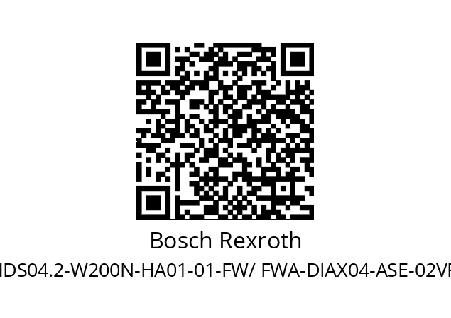   Bosch Rexroth HDS04.2-W200N-HA01-01-FW/ FWA-DIAX04-ASE-02VRS-MS