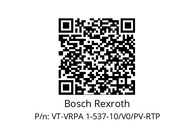   Bosch Rexroth VT-VRPA 1-537-10/V0/PV-RTP