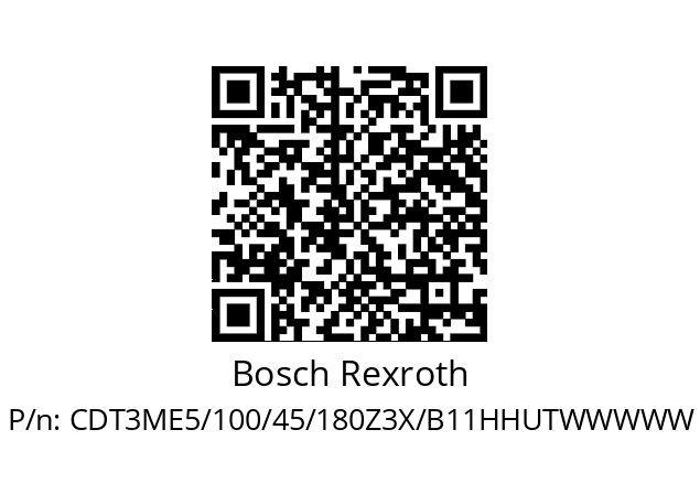   Bosch Rexroth CDT3ME5/100/45/180Z3X/B11HHUTWWWWW