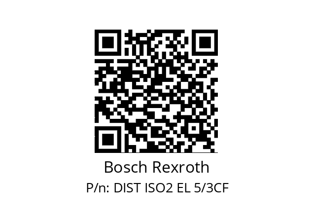   Bosch Rexroth DIST ISO2 EL 5/3CF