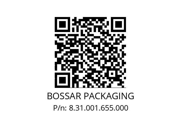   BOSSAR PACKAGING 8.31.001.655.000