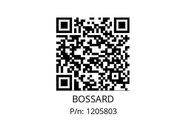   BOSSARD 1205803