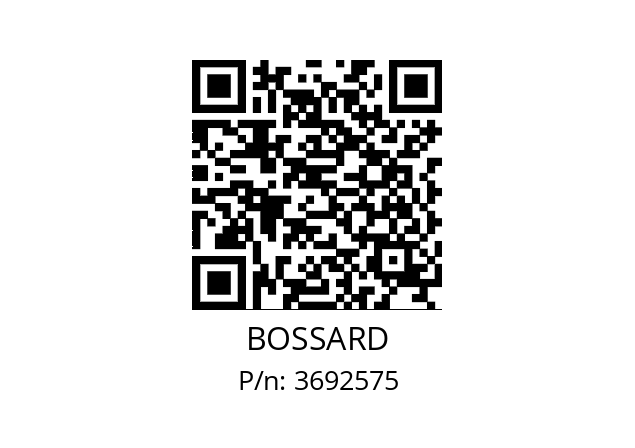   BOSSARD 3692575