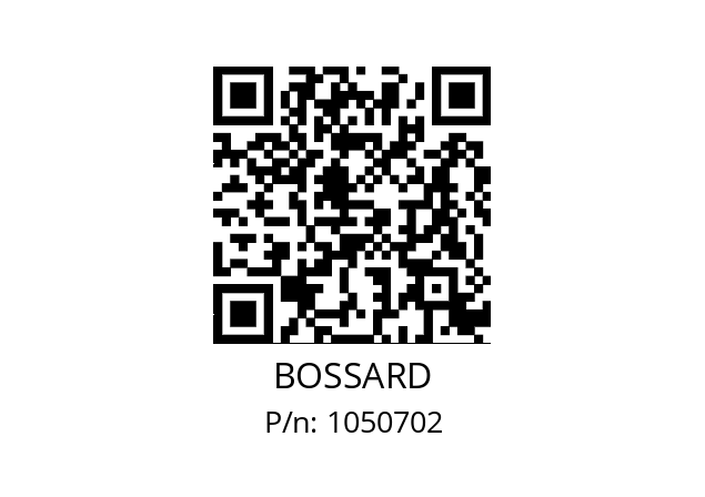   BOSSARD 1050702