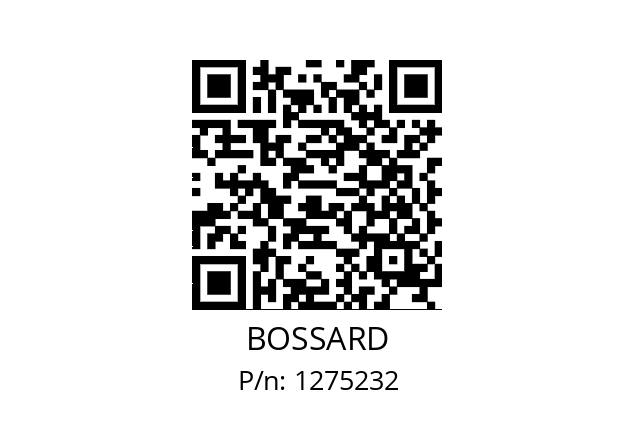   BOSSARD 1275232