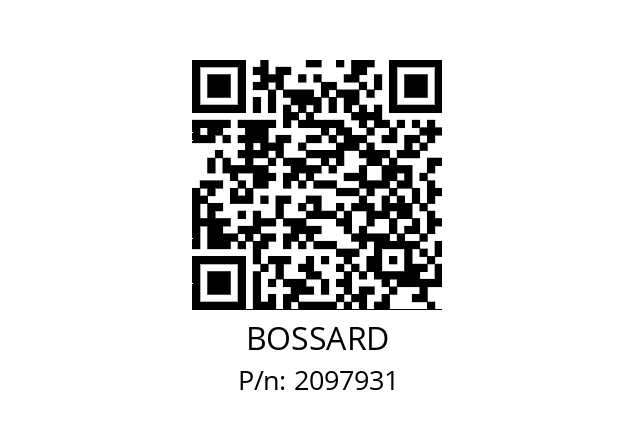   BOSSARD 2097931