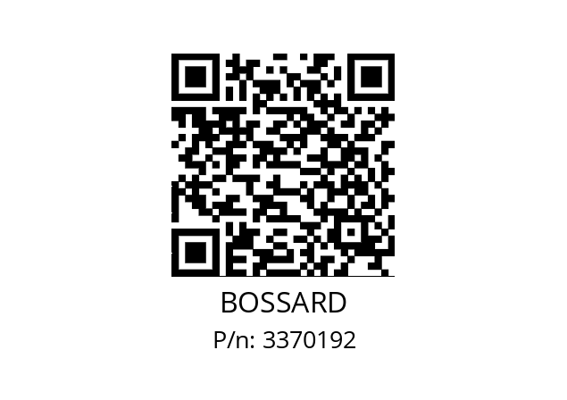   BOSSARD 3370192