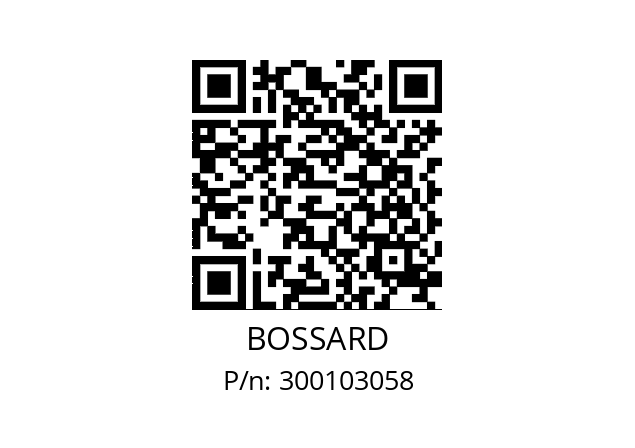   BOSSARD 300103058