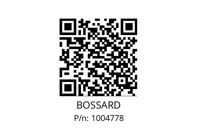   BOSSARD 1004778