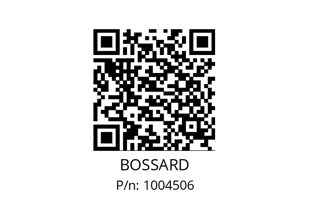   BOSSARD 1004506