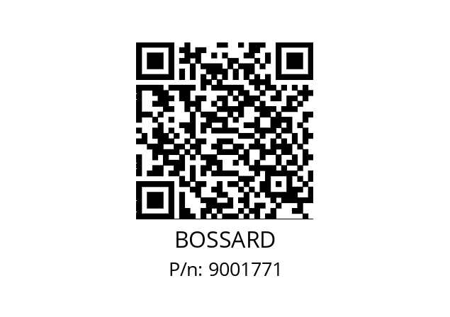   BOSSARD 9001771