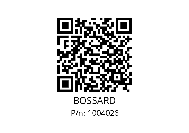   BOSSARD 1004026