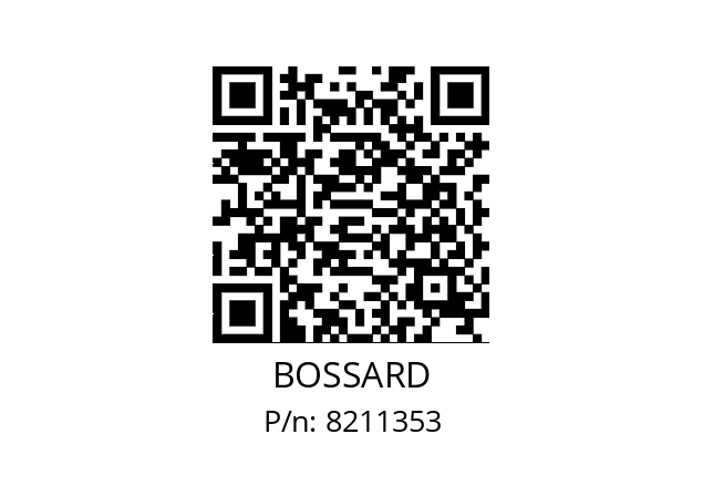   BOSSARD 8211353