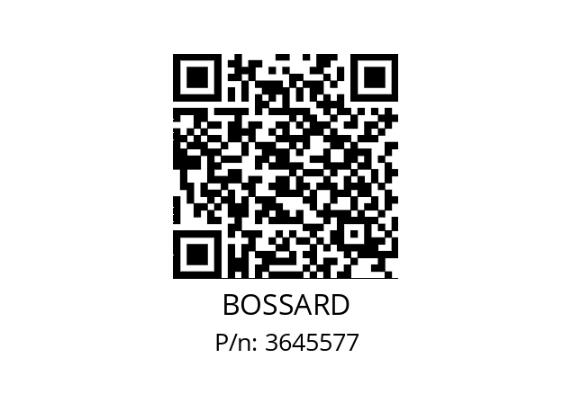   BOSSARD 3645577