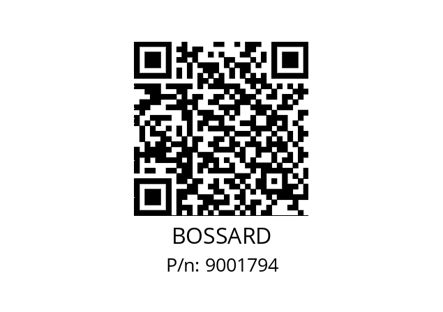   BOSSARD 9001794