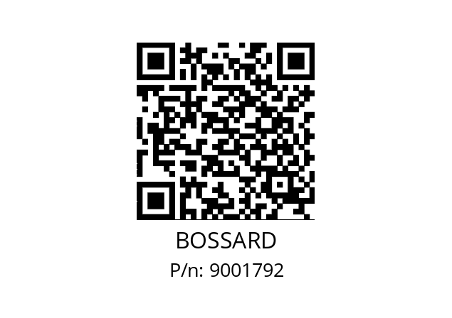   BOSSARD 9001792