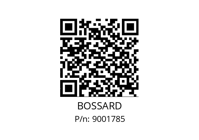   BOSSARD 9001785