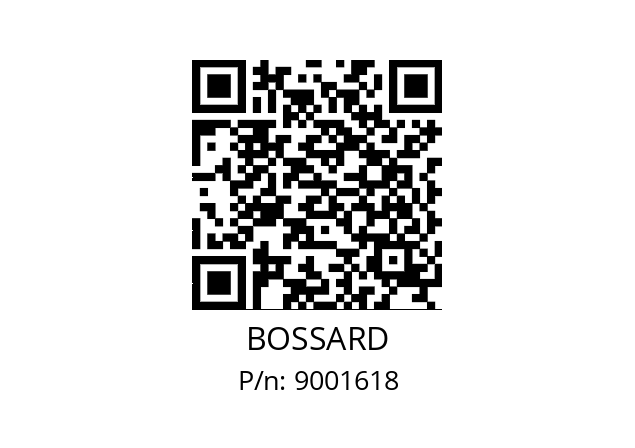   BOSSARD 9001618