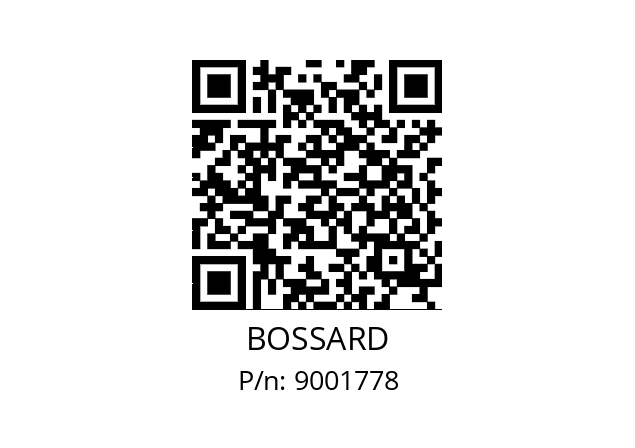   BOSSARD 9001778