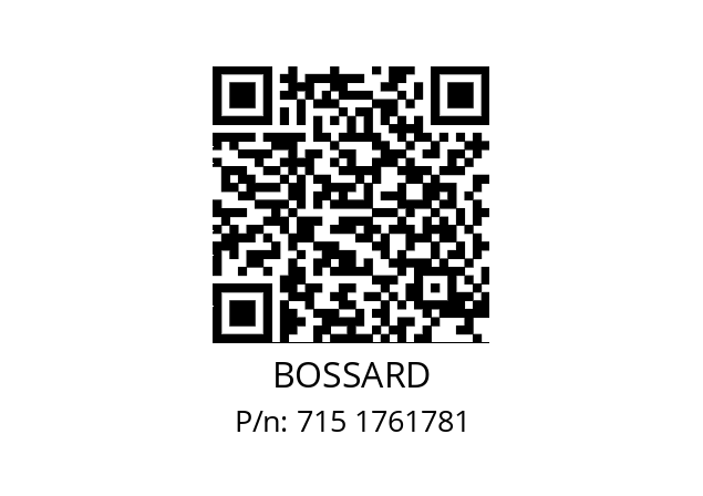   BOSSARD 715 1761781