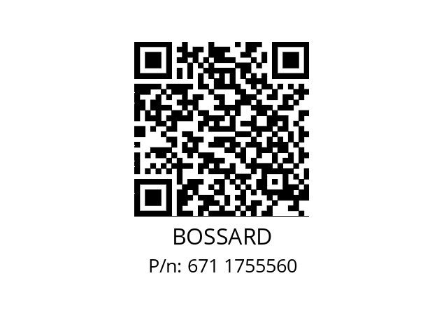   BOSSARD 671 1755560