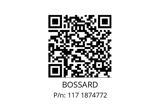   BOSSARD 117 1874772