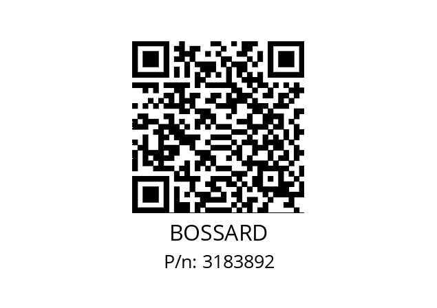   BOSSARD 3183892