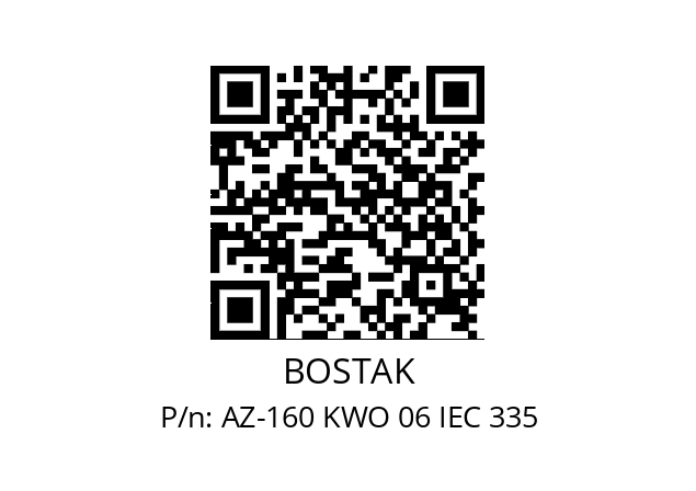   BOSTAK AZ-160 KWO 06 IEC 335