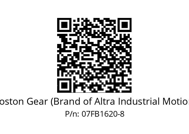   Boston Gear (Brand of Altra Industrial Motion) 07FB1620-8