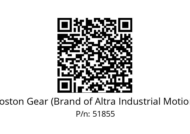   Boston Gear (Brand of Altra Industrial Motion) 51855