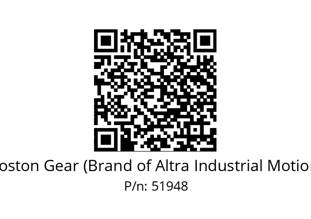   Boston Gear (Brand of Altra Industrial Motion) 51948