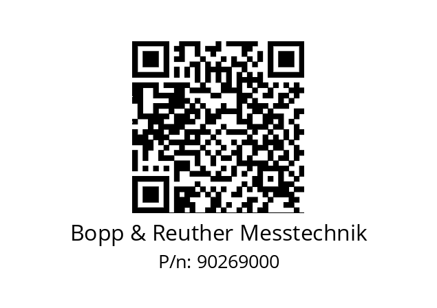   Bopp & Reuther Messtechnik 90269000