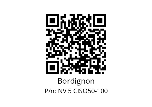   Bordignon NV 5 CISO50-100