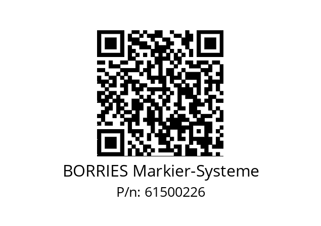   BORRIES Markier-Systeme 61500226