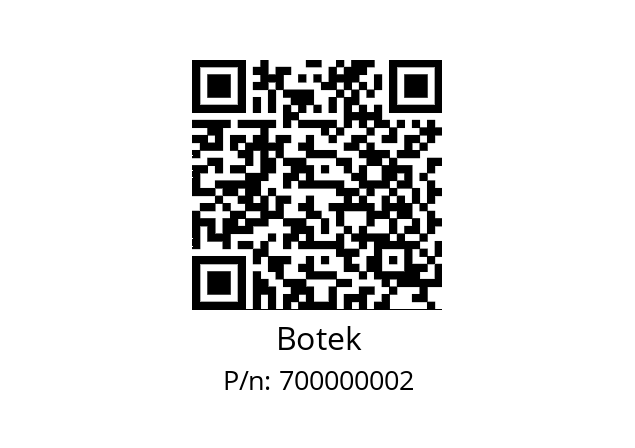   Botek 700000002